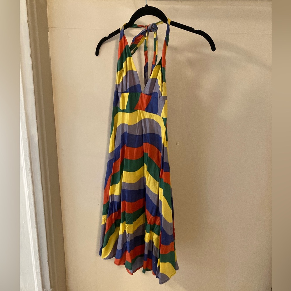BB Dakota Multicolor Halter Dress